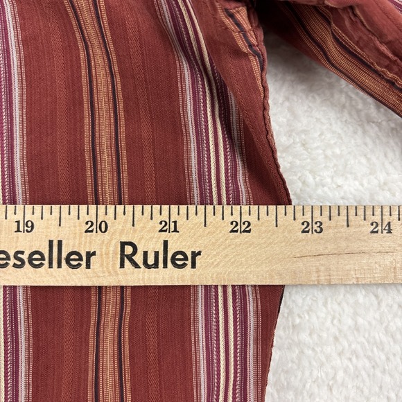 KUHL Mens Short Sleeve Button-Up Shirt Large Rust Pocket Wicking Outdoor Casual - Picture 5 of 14